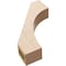 Ekena Millwork 3-inch W x 12-inch D x 16-inch H Westlake Rough Cedar Woodgrain TimberThane Knee Brace, Primed BRCUR03X12X16WTLRCPR - alternate 5